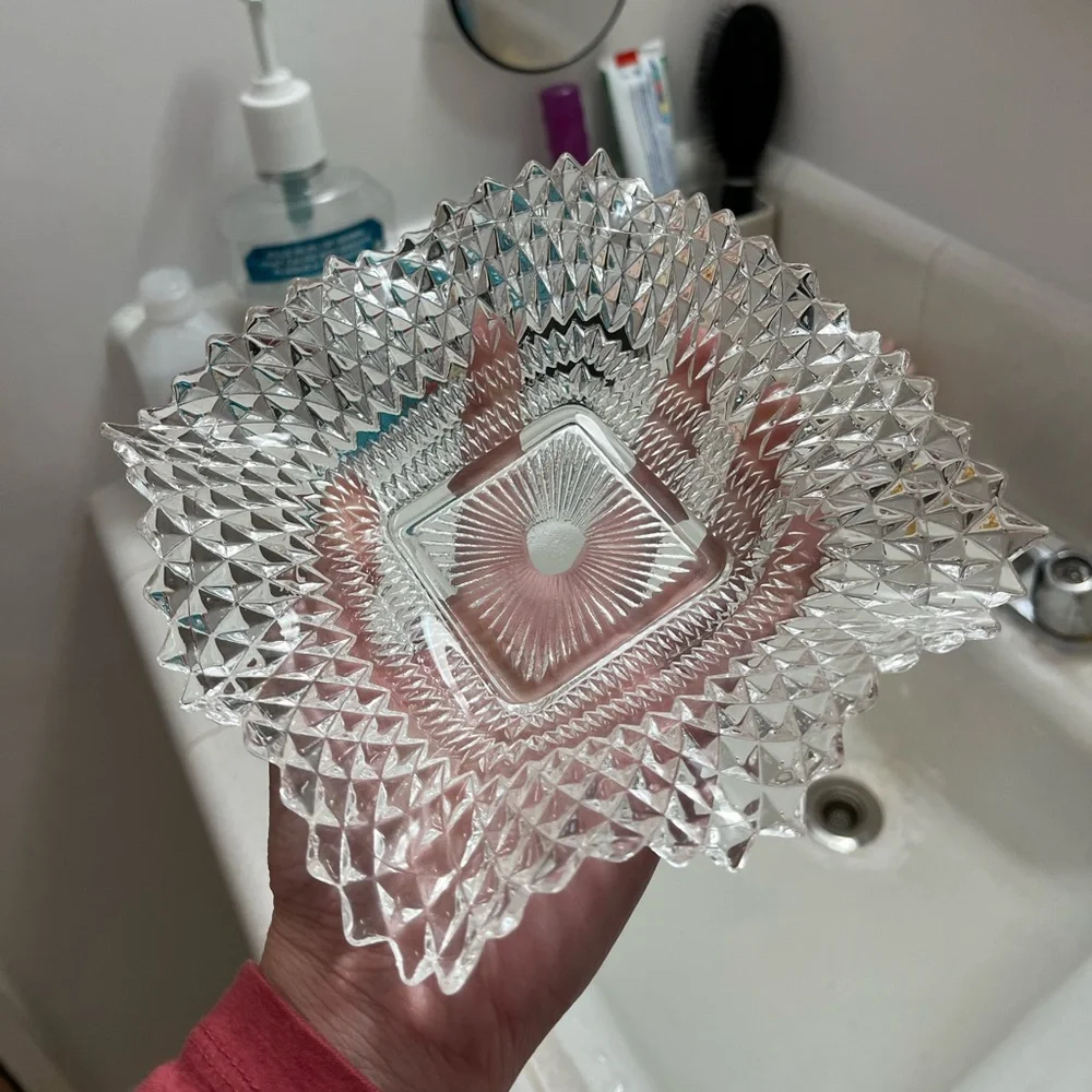 Elegant Clear Glass Trays
